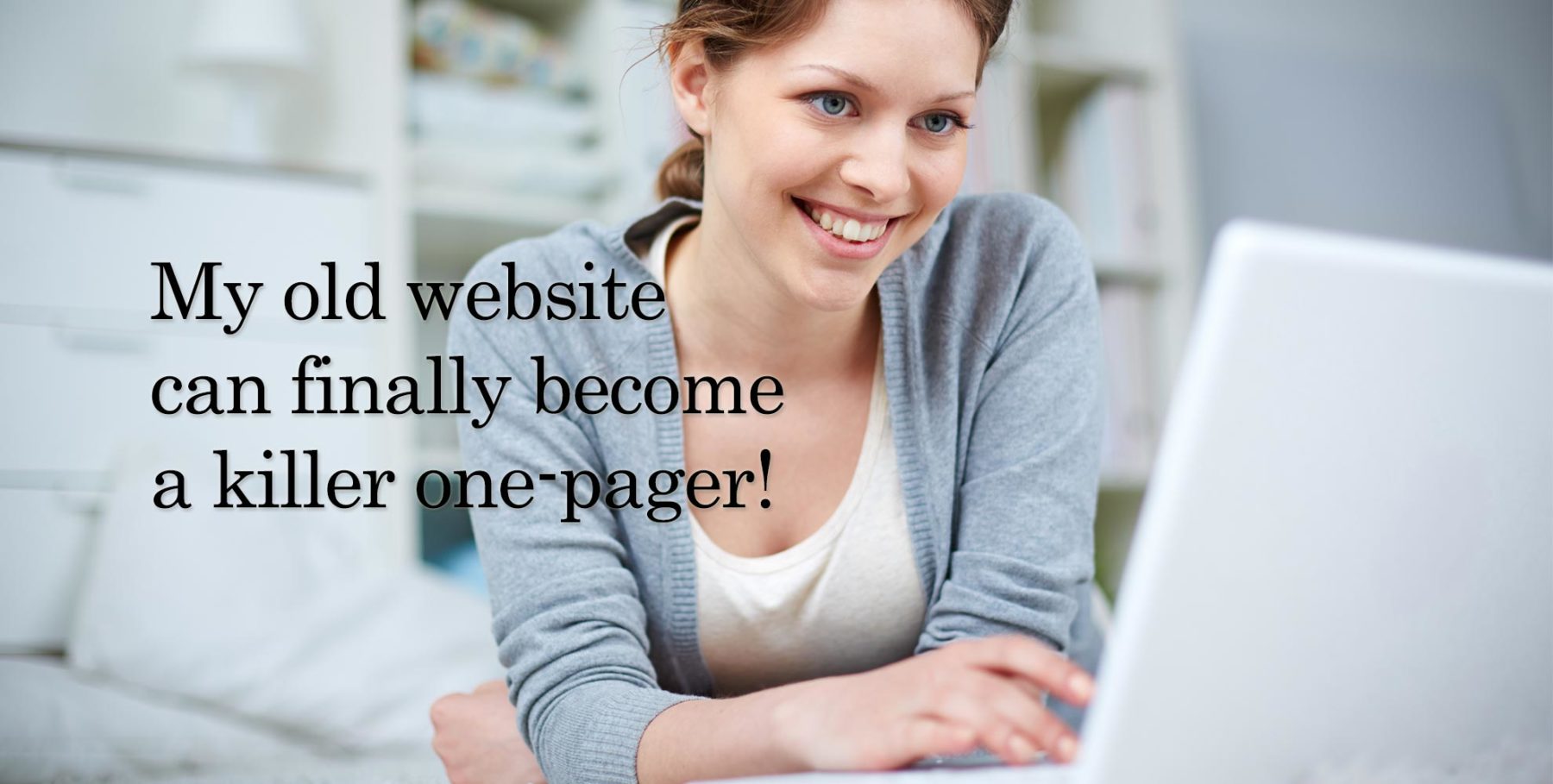 one pager website wordpress